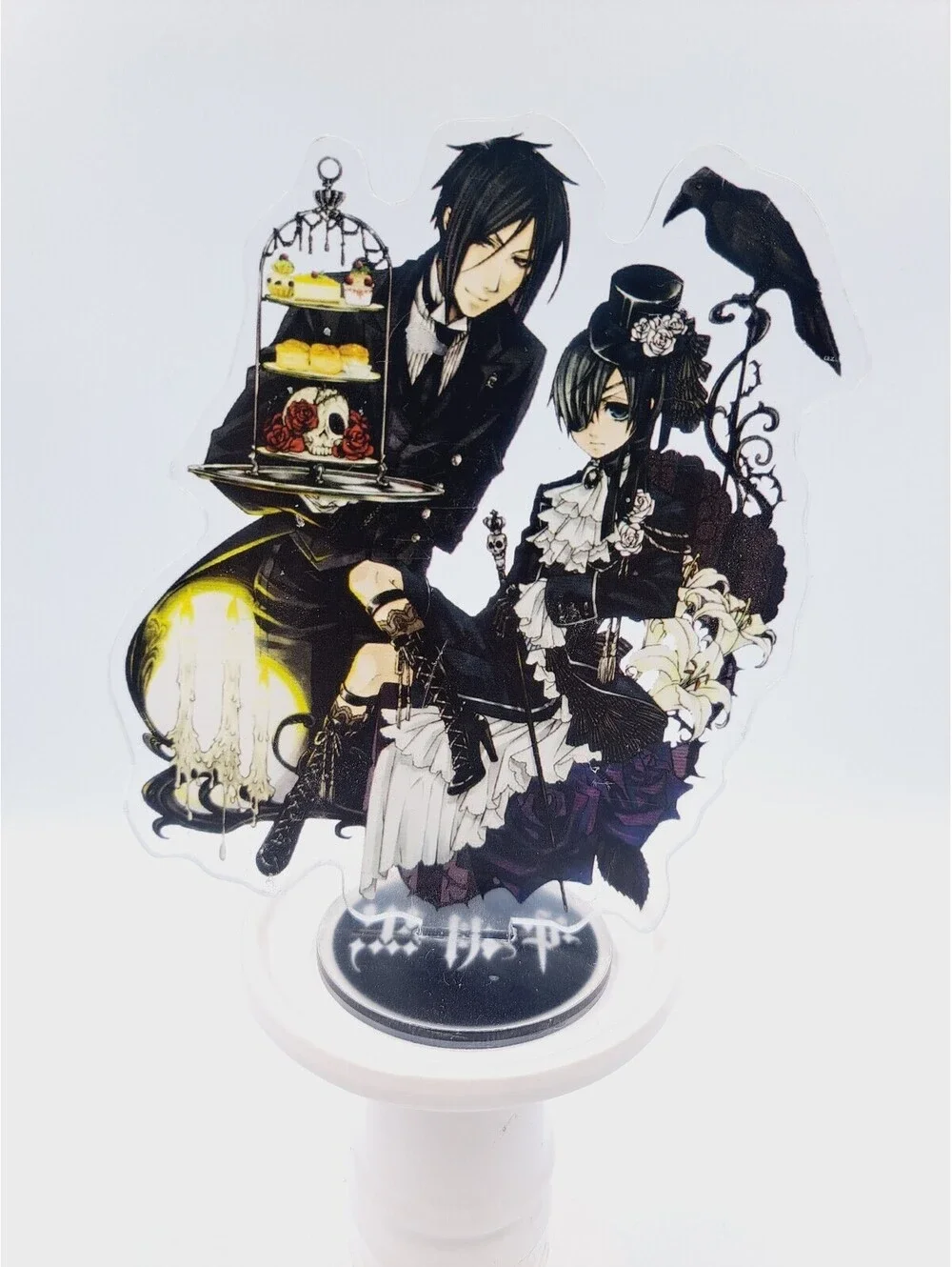 Anime Black Butler Ciel Sebastian Acrylic Figure Mystery Manga Dark Fantasy Goth